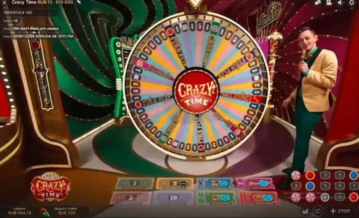 Статистика и графики выпадений Crazy Time